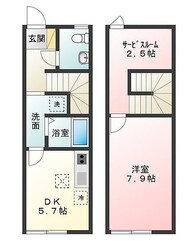 浅香山駅 徒歩6分 1-2階の物件間取画像